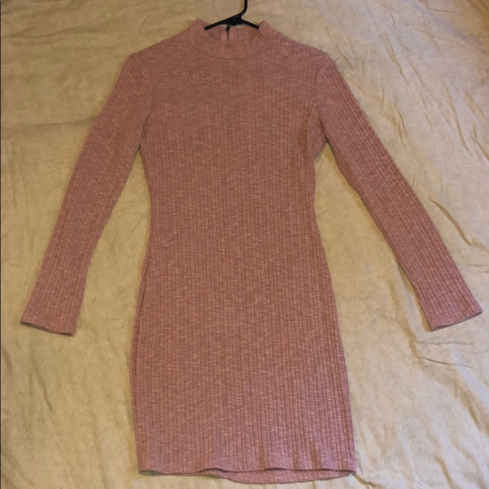 Mauve cotton dress